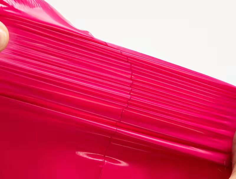 户玫红色快递袋-05