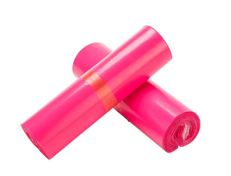 户玫红色快递袋-02